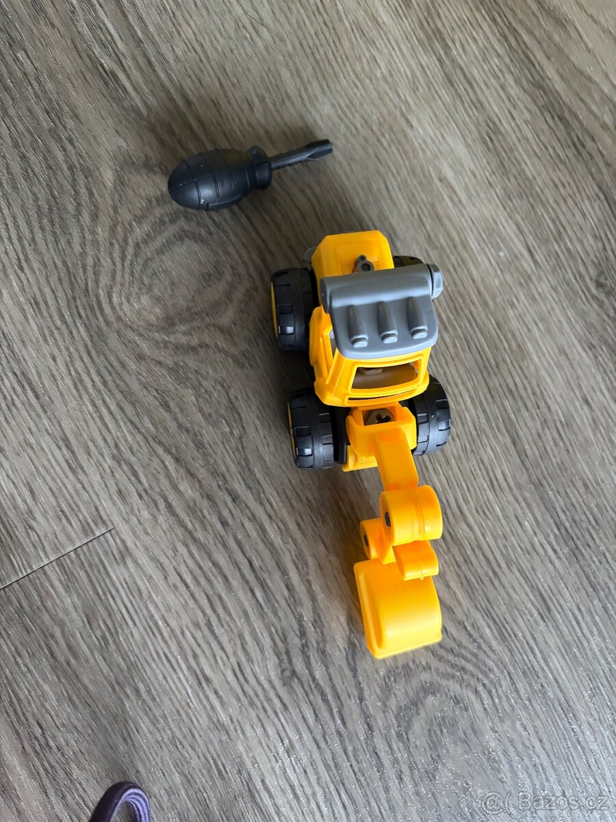 Šroubovací hračky- letadlo a bagr - 6