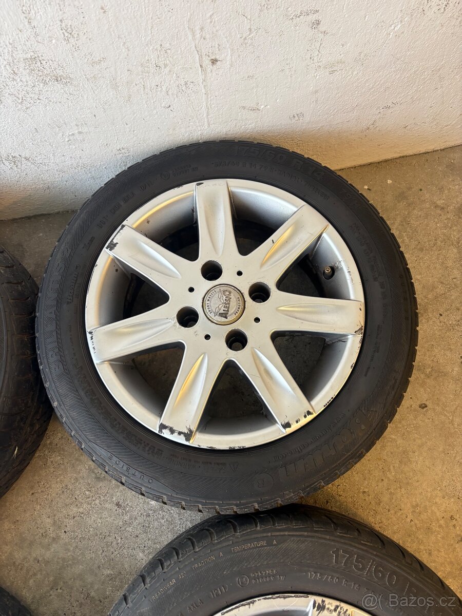 Alu kola 4x108 175/60r14 - 6