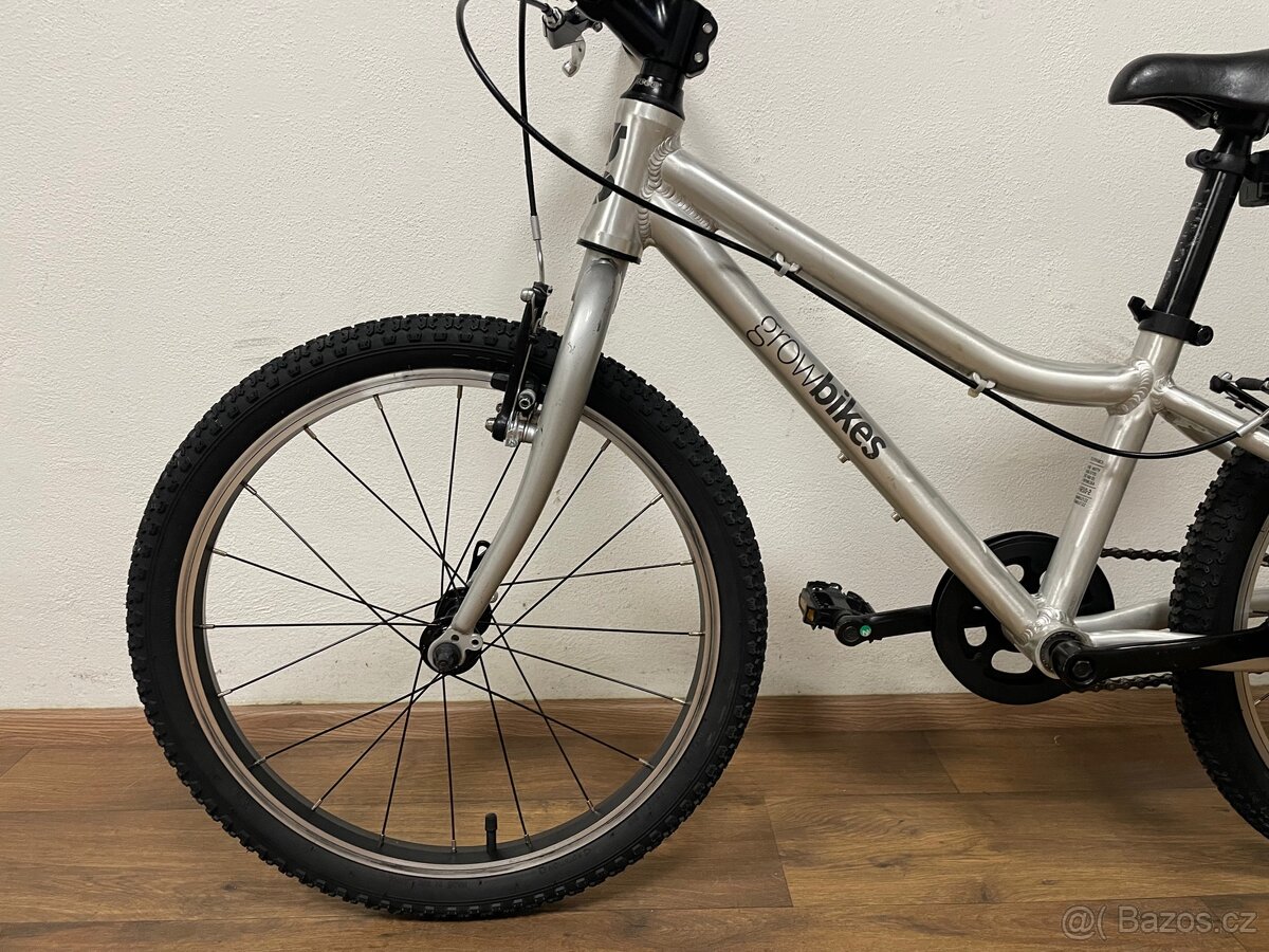 Dětské kolo Growbikes 20” stříbrné - 6