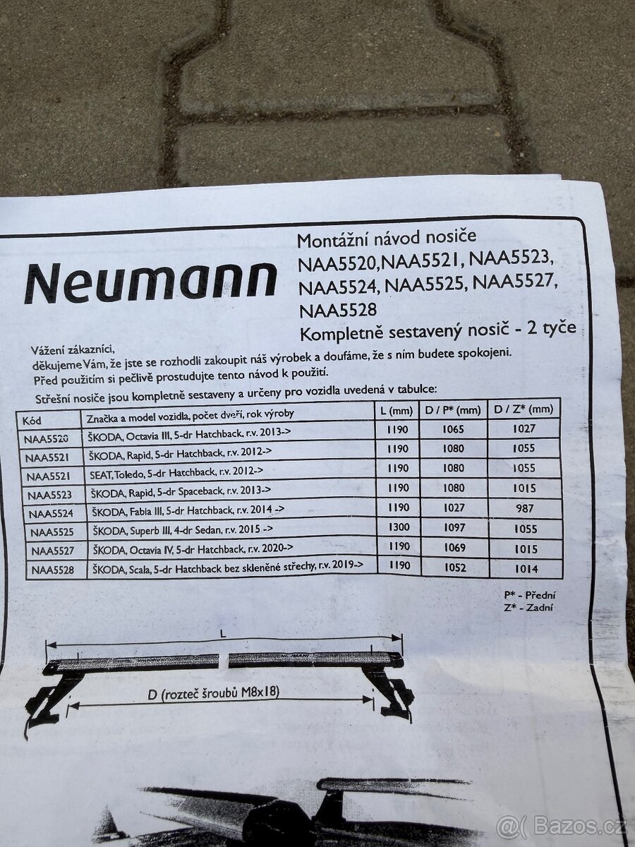 Střešní nosiče Neumann - 6