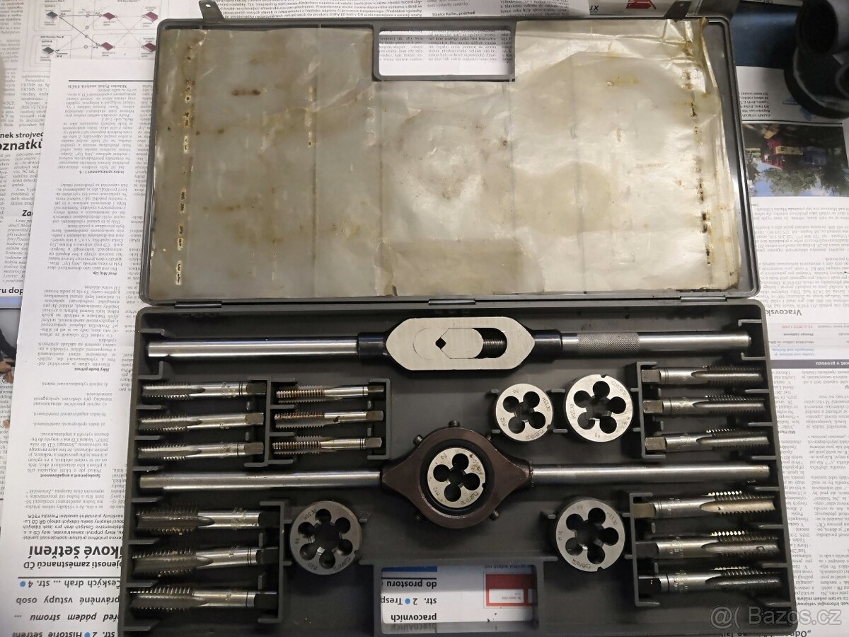 P:sada závitníků narex M1 HSS + M2 HSS - 6