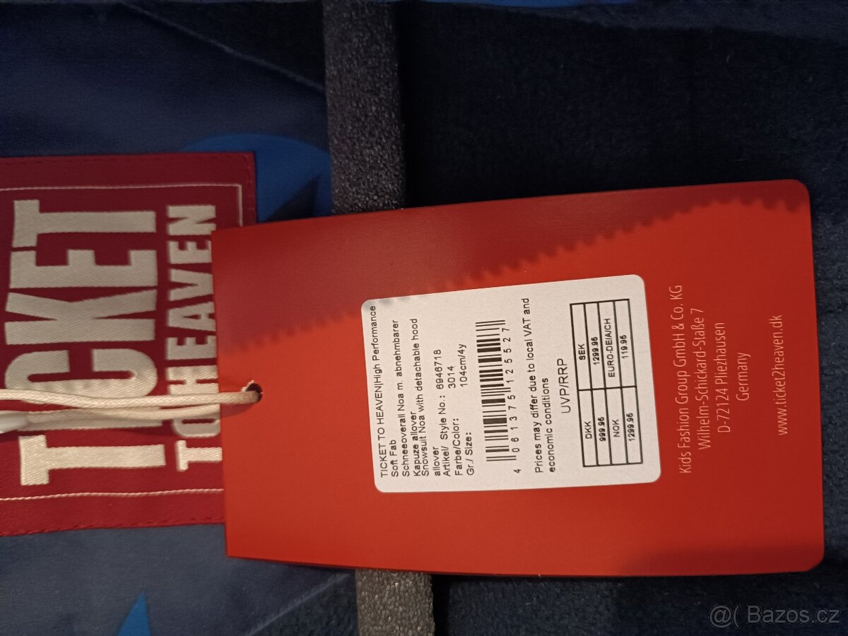 Dětská kombinéza Ticket To Heaven, vel. 104cm - 6