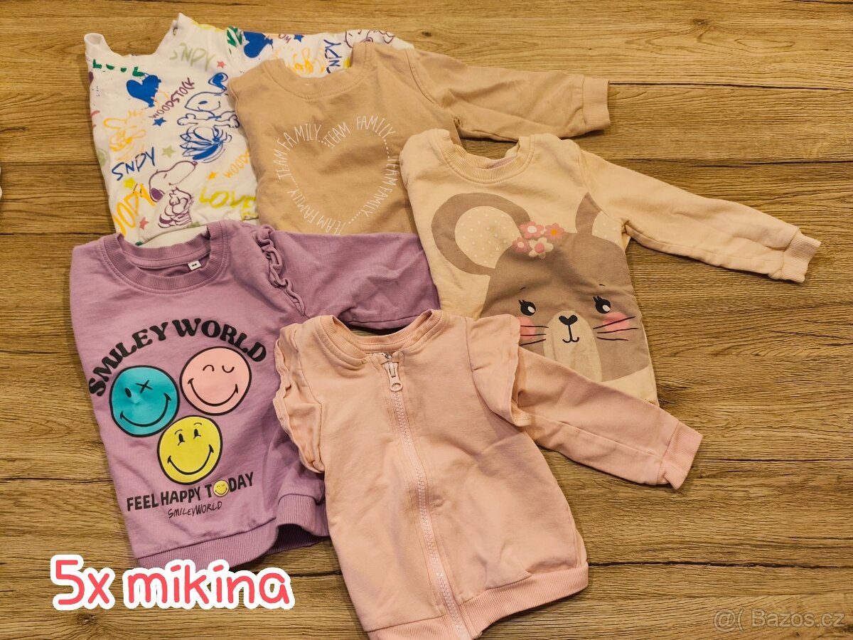 Velký balík oblečení pro holčičku 86 - 6