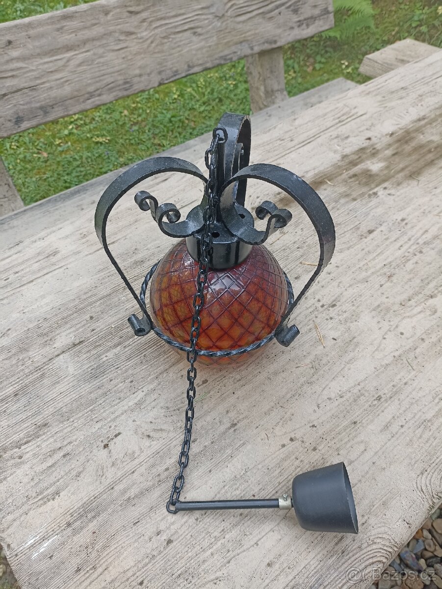 Kované lustry, svítidla, stylové 3 ks - 6