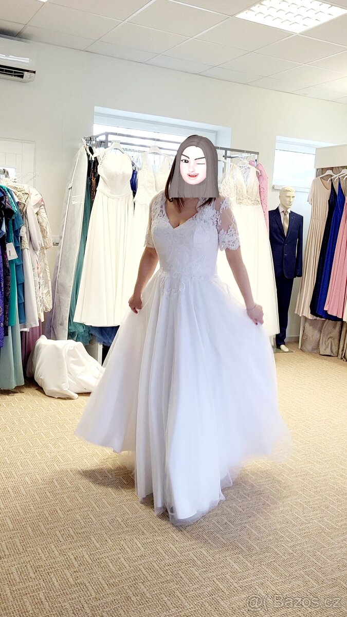 Svatební šaty výška 175cm - 6