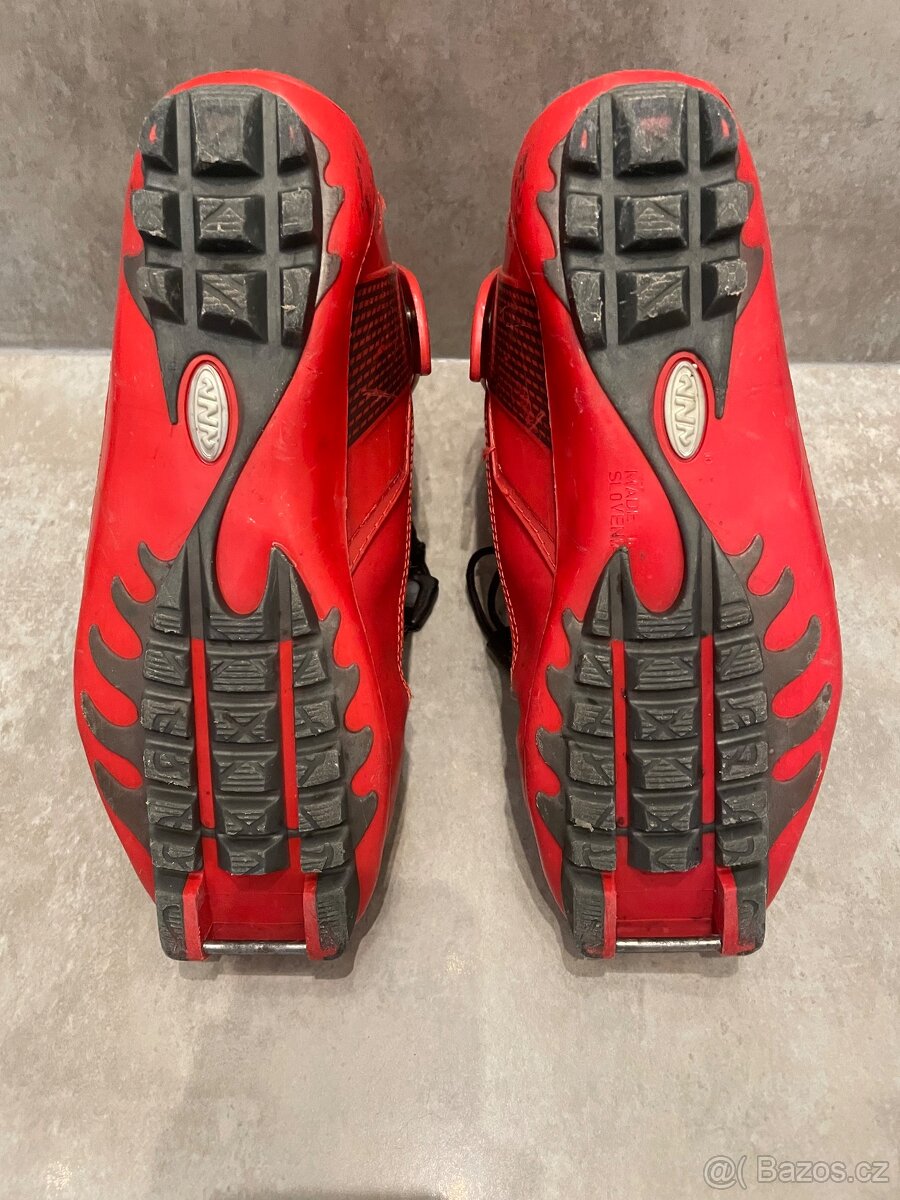 Set dětský běžky: boty Alpina (37), běžky VISU 158cm, hůlky - 6