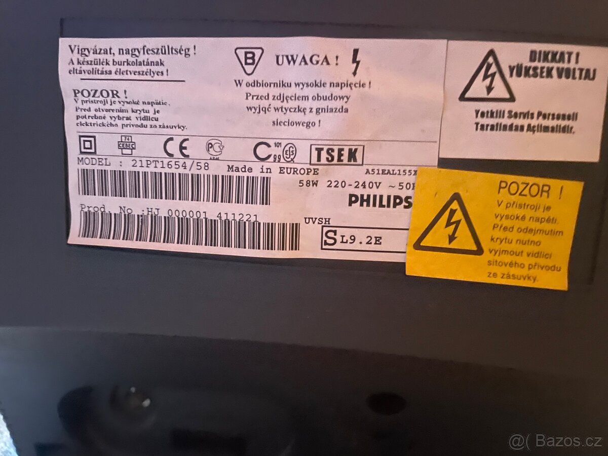 Barevný TV Philips úhlopříčka 52cm - 6