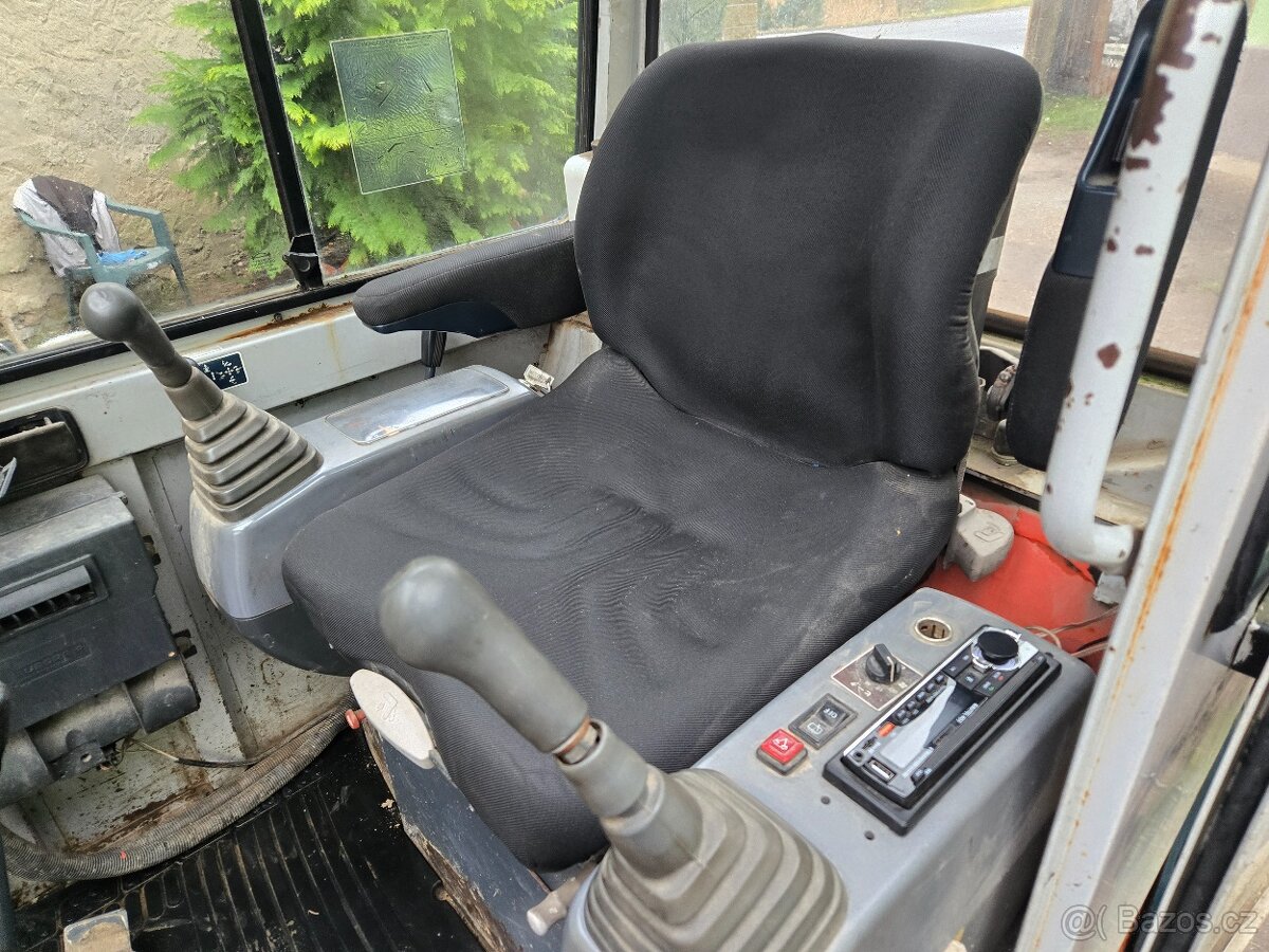 Minibagr Kubota Kx 36-2 najeto 4300mth 3x lžíce Rychloupínak - 6