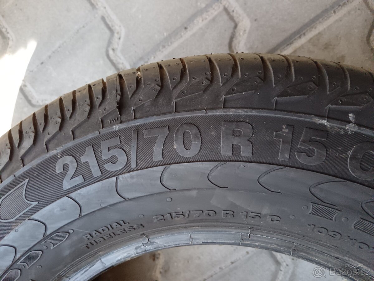 Firestone vanhawk nové nová Continental 215/70 R15C nove - 6