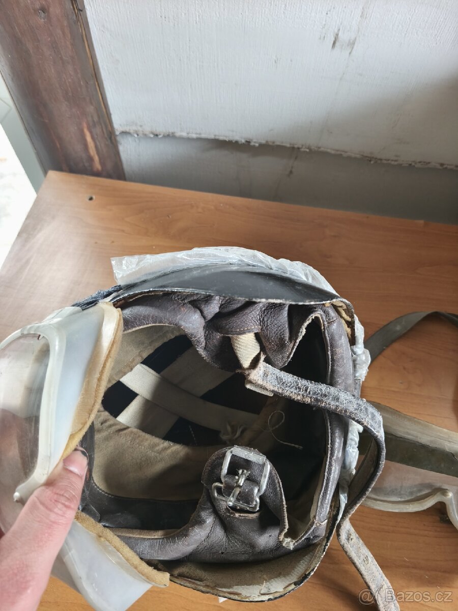 Přilba na motocykl + brýle - 6