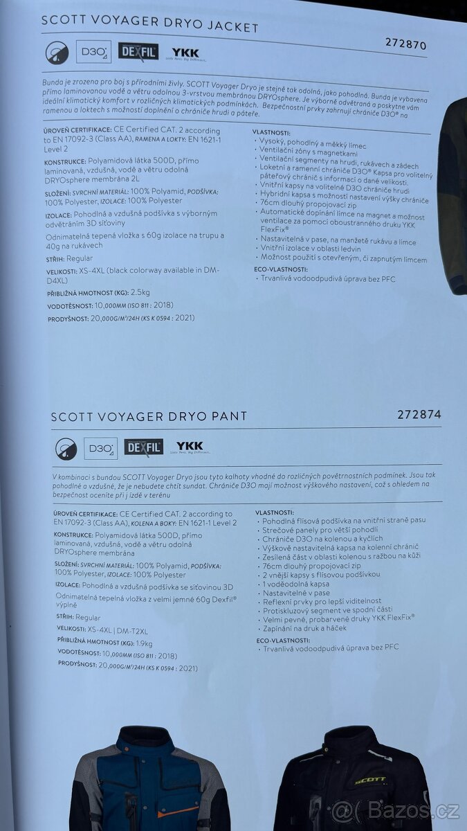 Adventure Kalhoty Scott Voyager Dryo vel. M - 6