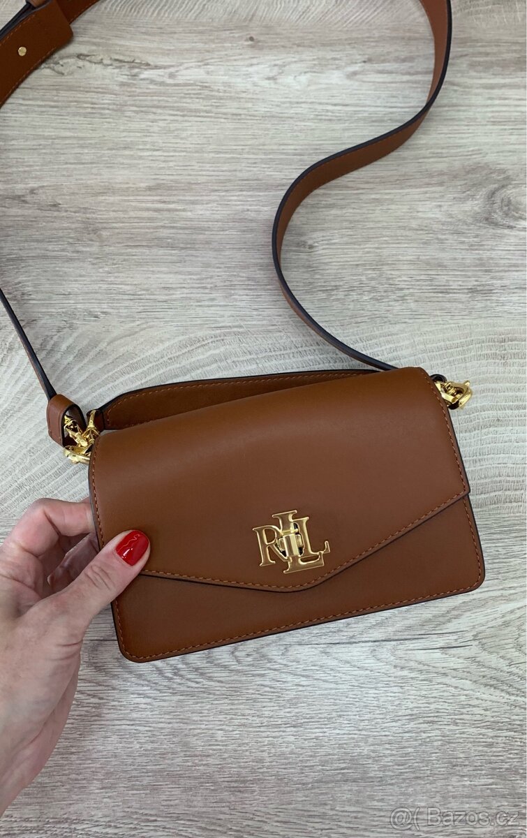 Kožená kabelka Ralph Lauren - 6