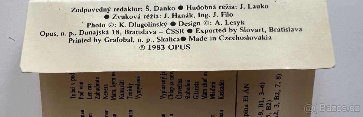 Elán - cez prekážky 1983 OPUS - 6