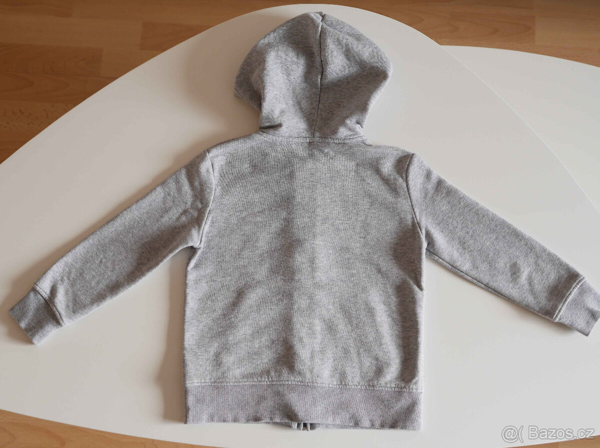 Dětská šedá mikina H&M, vel. 110–116 - 6