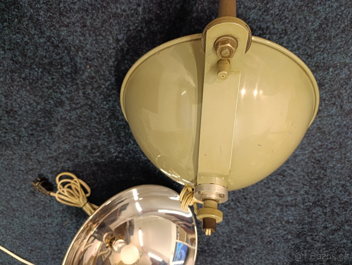 2x Retro lampy - chrom - 6