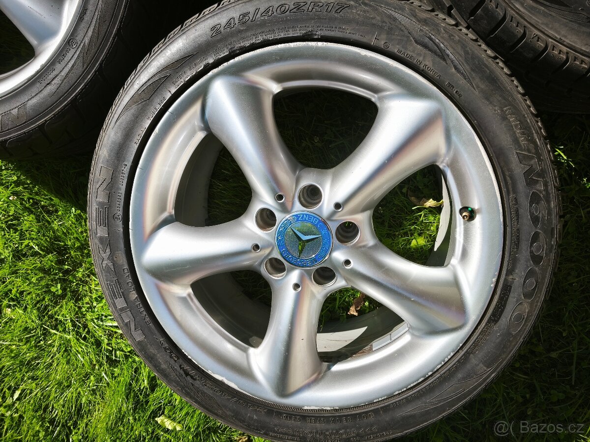 Dvourozměrná sada Mercedes w209 r17 5x112 - 6