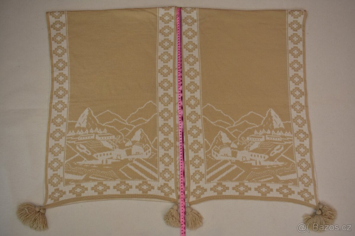 Pončo - Chile s vlnou alpaka, elegantní a oboustranné - 6