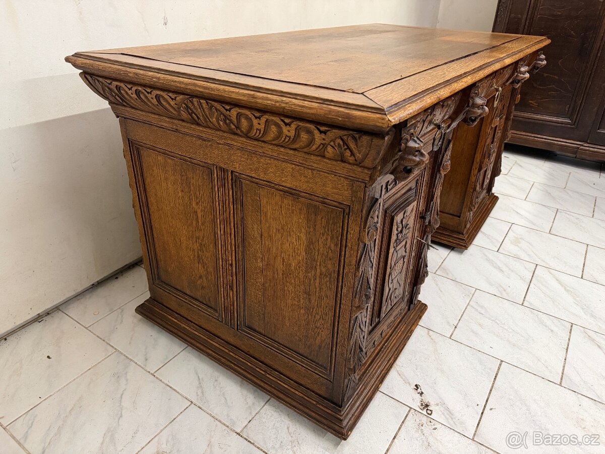 Starožitný pracovní stůl Mechelen - 6