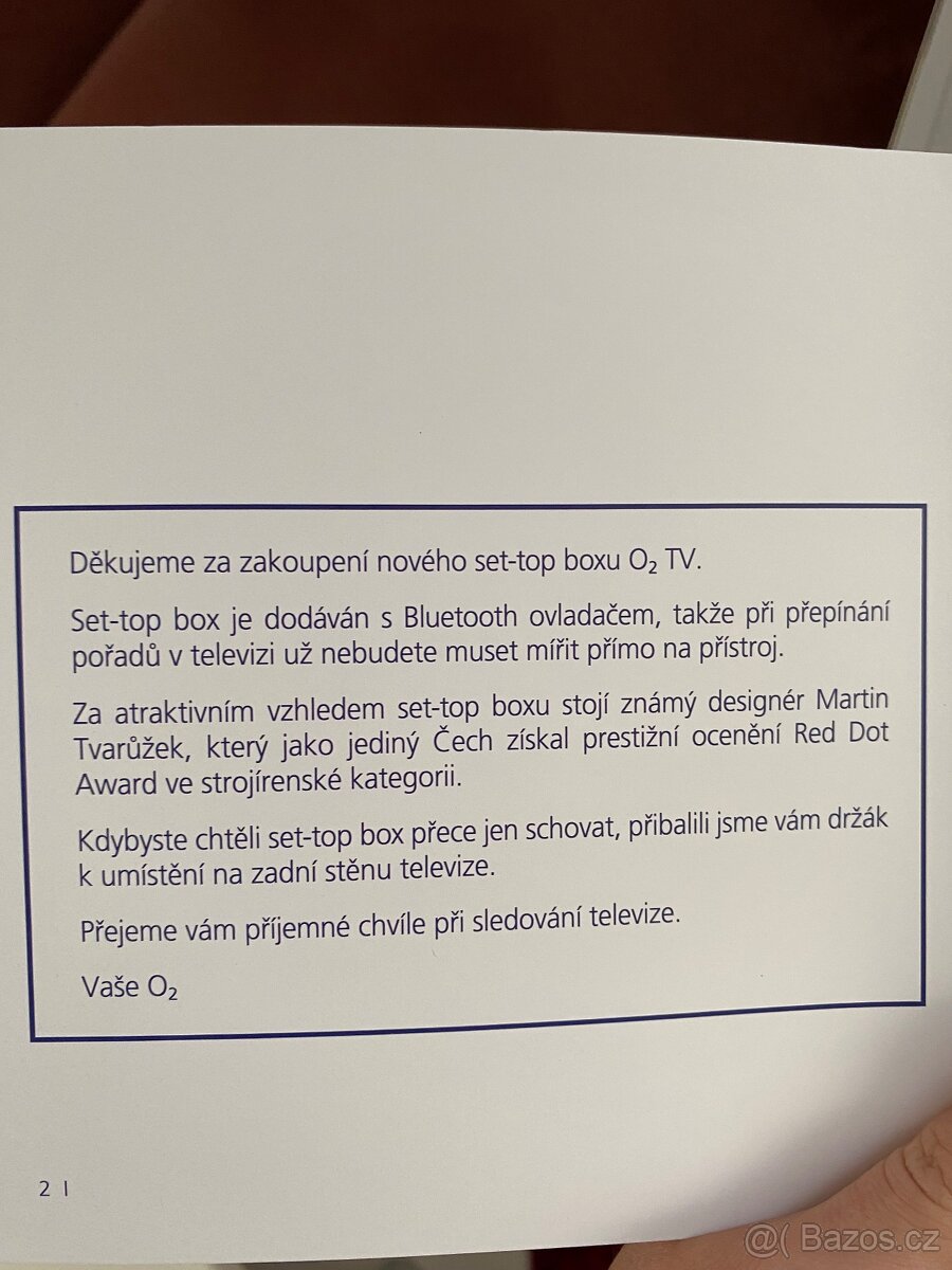 PRODÁM O2 set-top box - 6