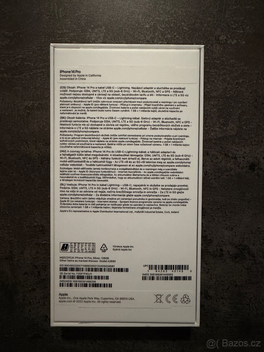 Apple iPhone 14 Pro 128GB Silver, CZ distribuce - 6