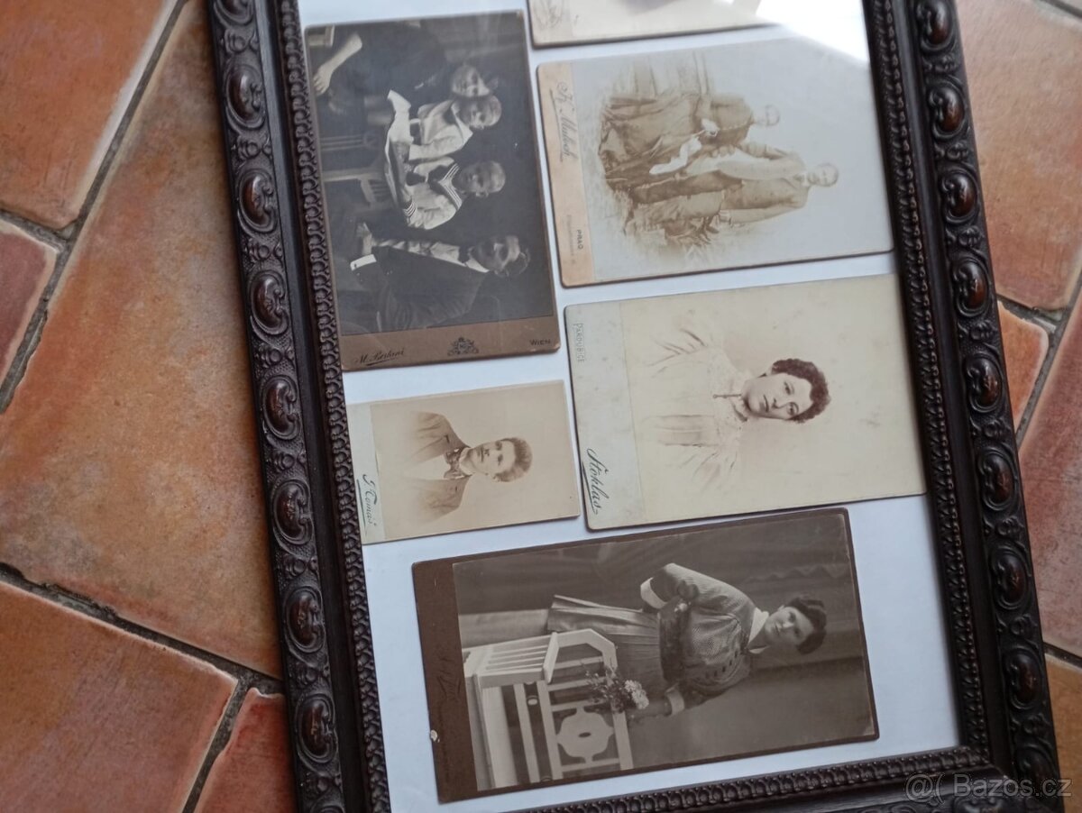 Kabinetky zarámované 3ks - 6