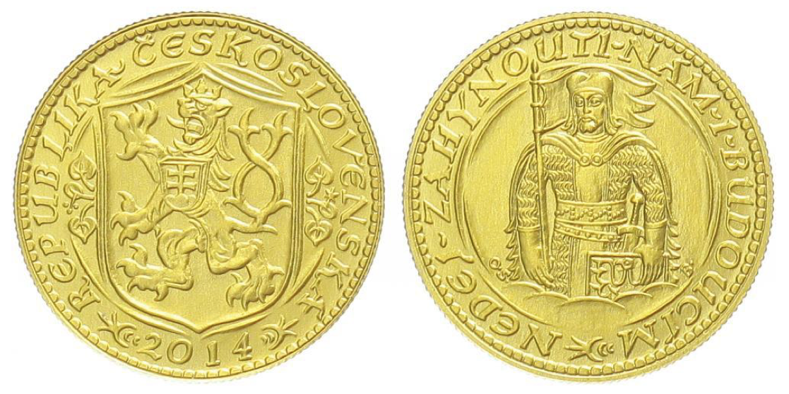 Sada dukátů sv. Václava 1, 2, 5, 10 – 2014, TOP investice - 6