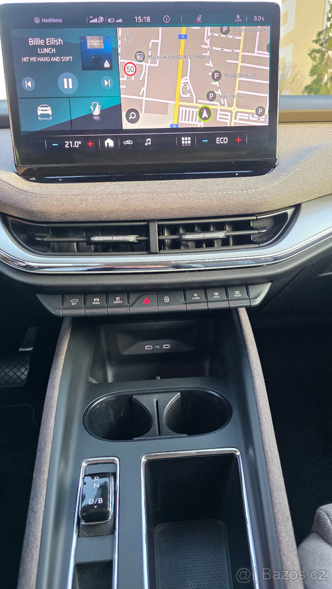 Škoda Enyaq, 80 kWh,model 2022,Cebie,DPH,140 tkm - 6