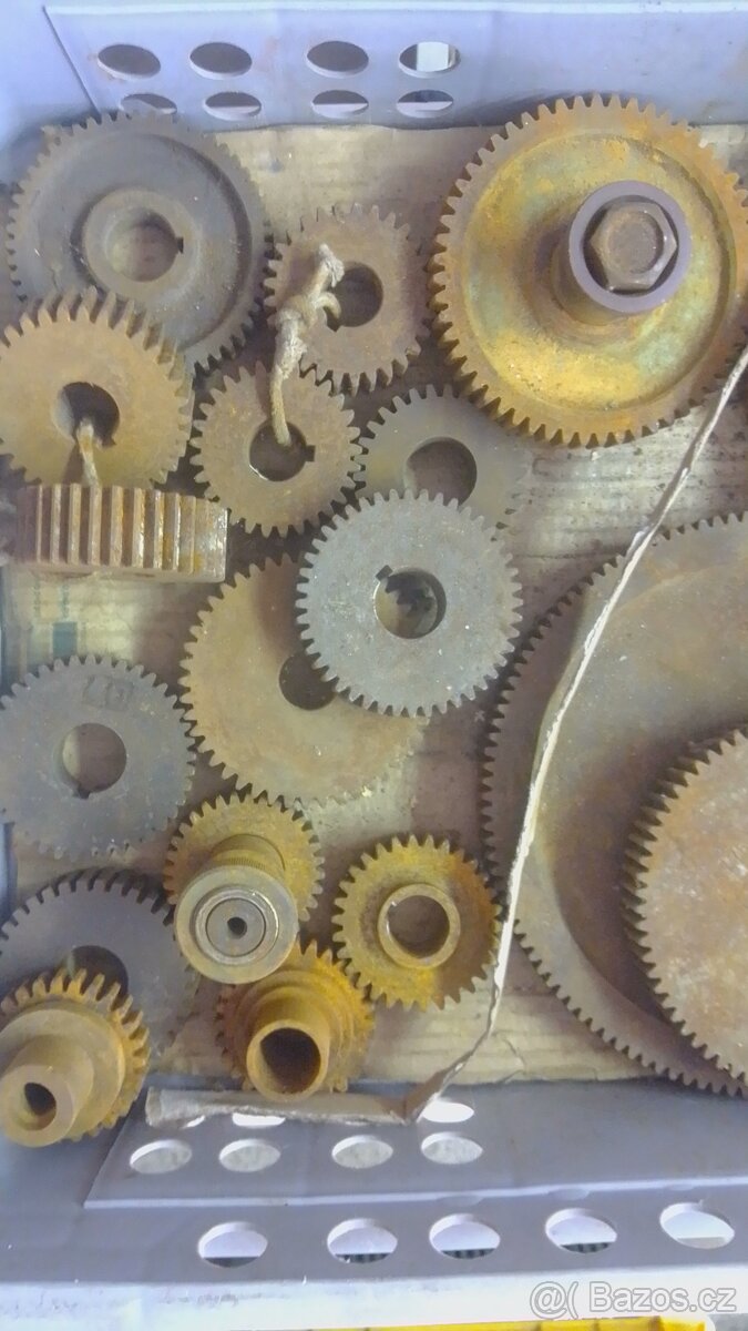 Kola převodovka soustruh závity obrábění kov - 6