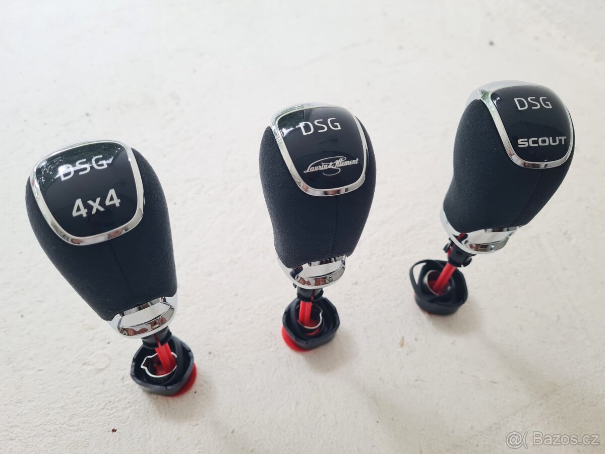 Alcantara / Perforovaná - hlavica DSG ŠKODA - 6