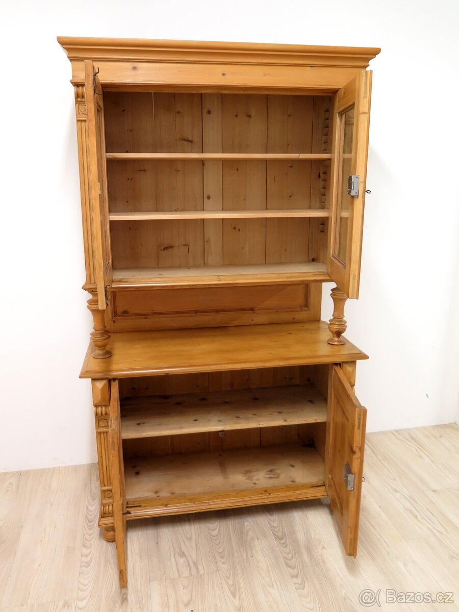 Starožitná sloupová kredenc - 6