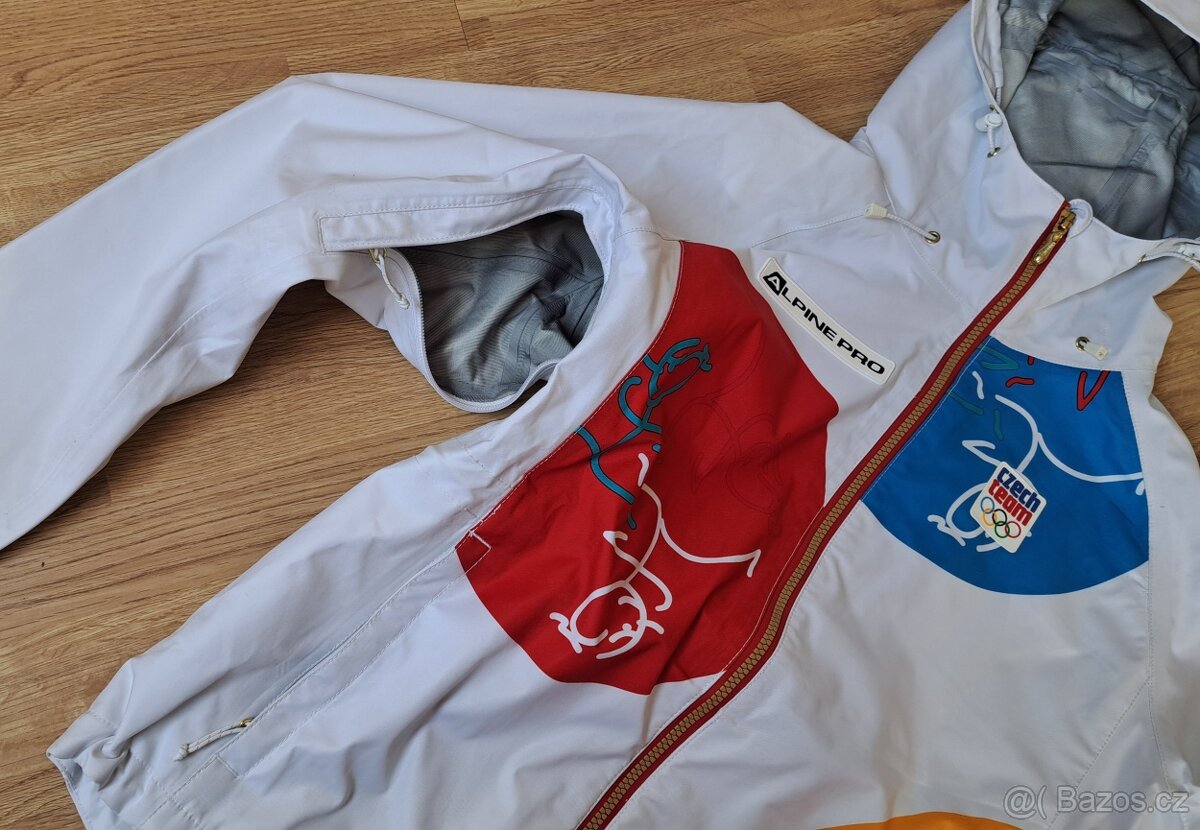 Bílá nepromokavá bunda Alpine Pro (OH kolekce) - 6