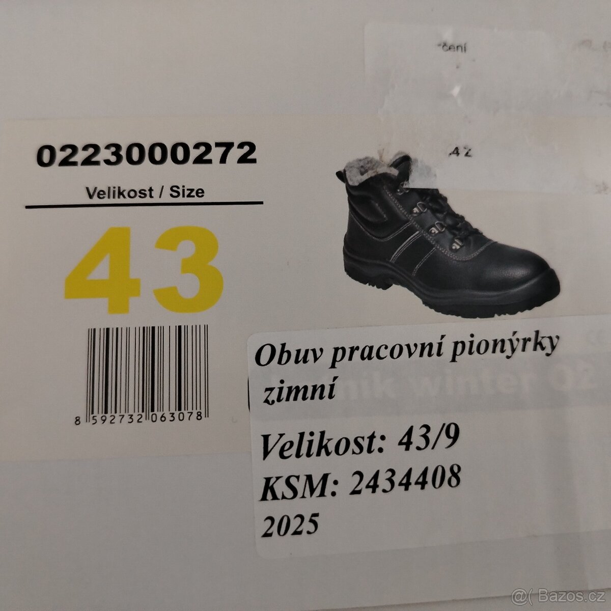 Pracovní boty vel. 43 zimní + letní - 6