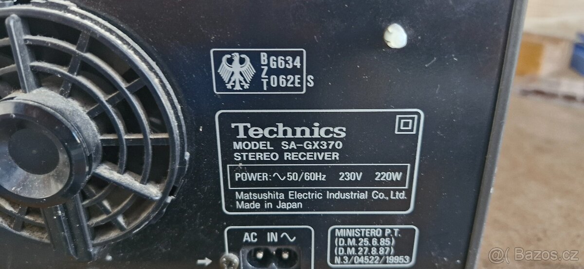 Technics Av control stereo receiver SA-GX370 - 6