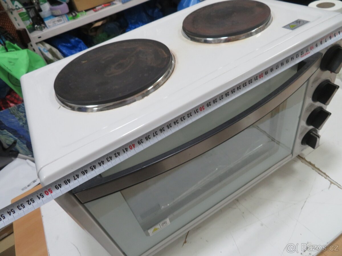 Mini trouba + vařič 2 plotny ECG ET 3031 - 6