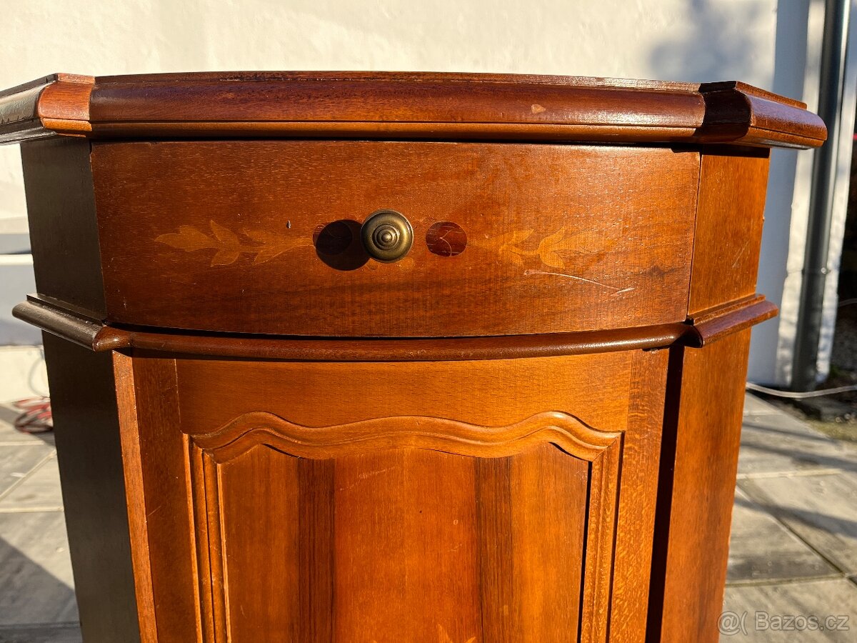 Rohová komoda s intarzií - AKCE doprava - 6