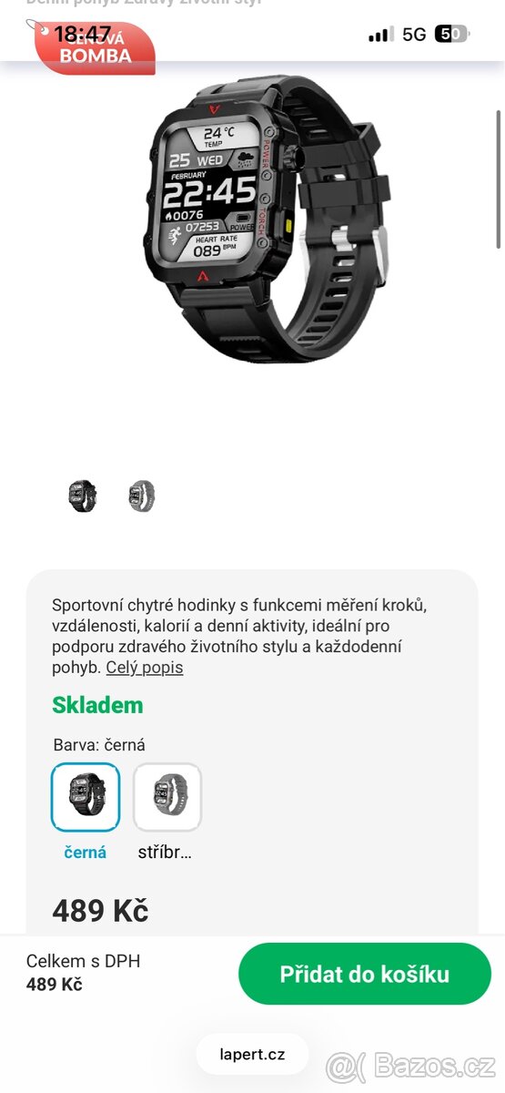 Chytré Hodinky Q11 - 6