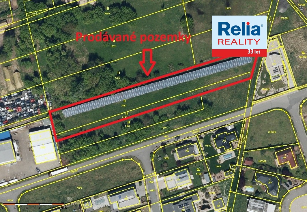 Komerční pozemky + případně instalovaná FVE, Spojil, 4 114 m - 6