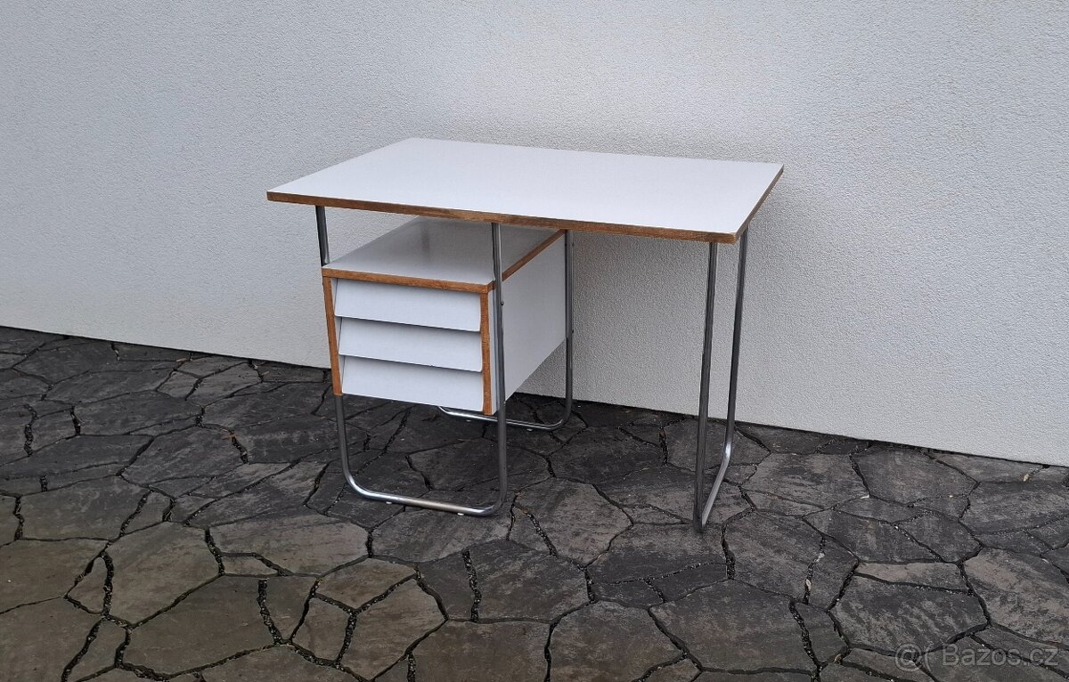 Chromovaný Retro pracovní stůl - 6