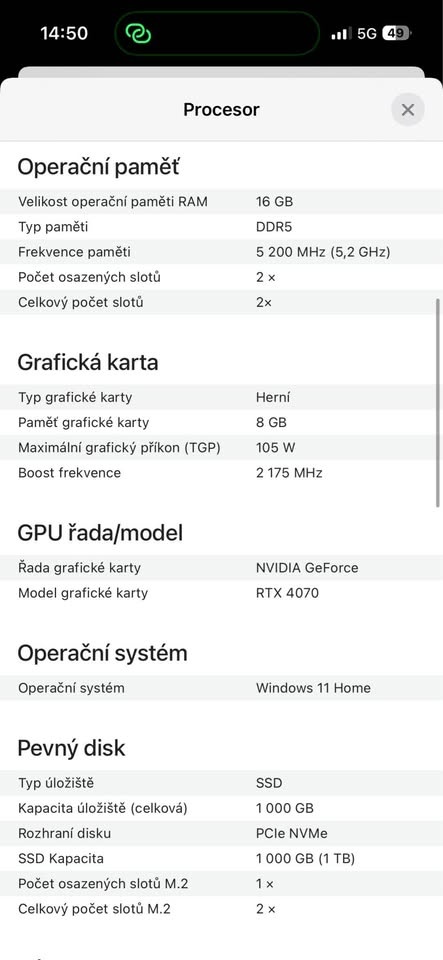 MSI Katana 15 B13VGK-1477CZ - 6