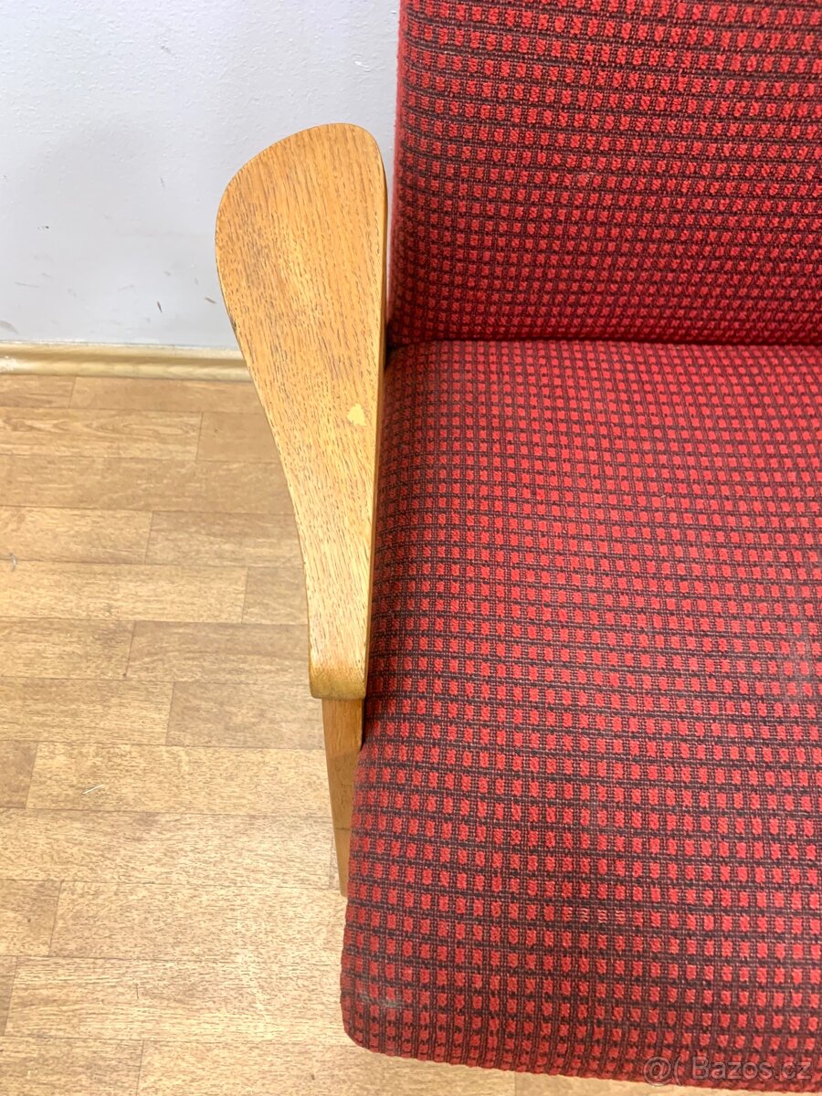 Retro křeslo 60. léta Brusel — - 6