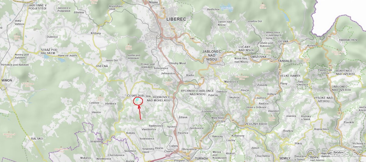 Prodám pozemky v katastrálním území Český Dub - 6