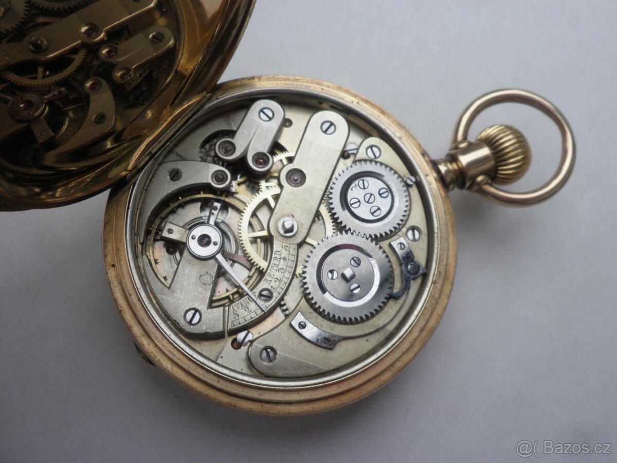 Prodám za cenu zlata CELO ZLATÉ 14K kapesní hodinky TISSOT - 6