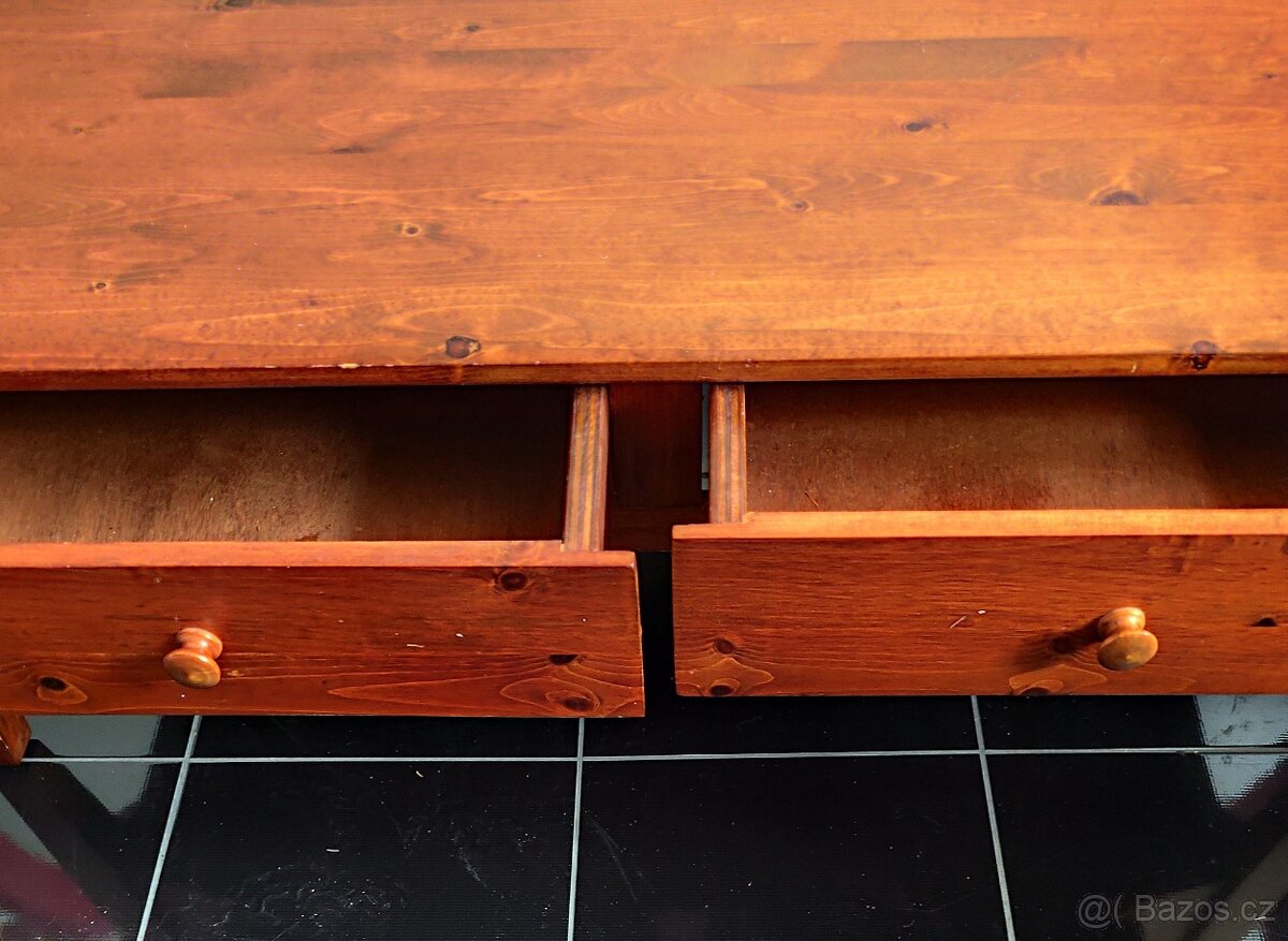 TV stolek / Konferenční stolek z masivu borovice - 6