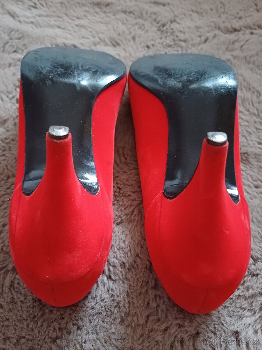 Dámské lodičky, společenské taneční boty vel 39 - 6