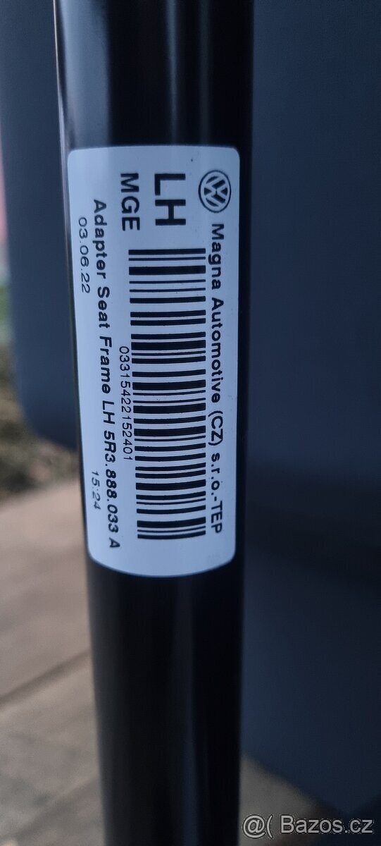 Zadní sedačky třetí řada zánovní VW Caddy r.v. 2022 - 2023 - 6