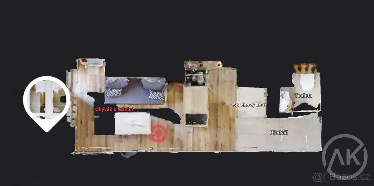 Pronájem neskutečného bytu 1+KK - 6