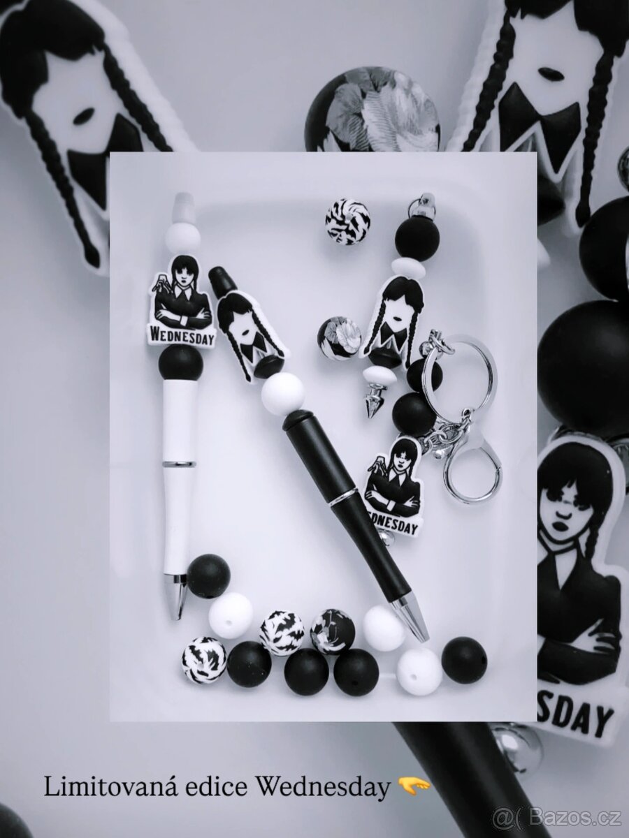 Korálkové propisky, klíčenky - 6