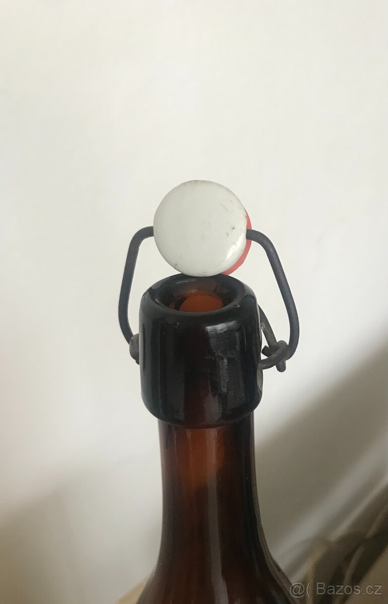 pivní láhev Rolnický akciový pivovar na Opočně 1L - 6