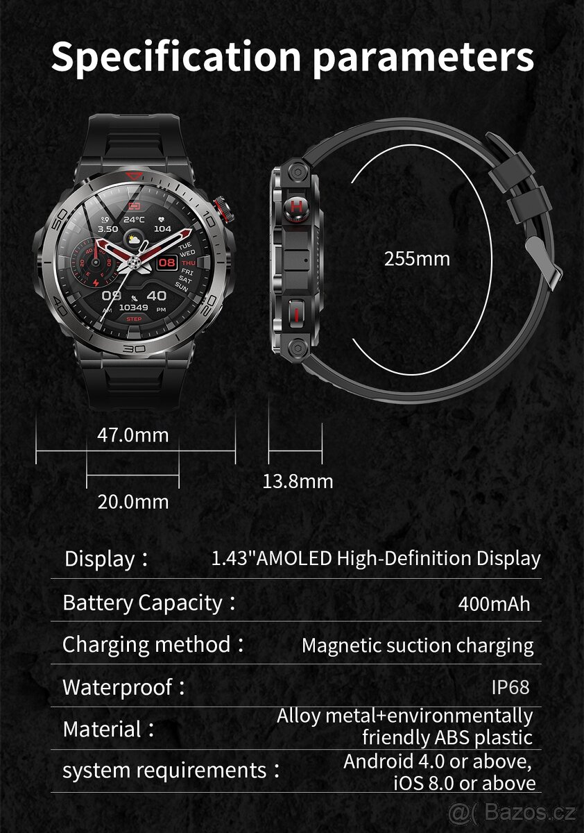 Chytré hodinky MK68 - 6