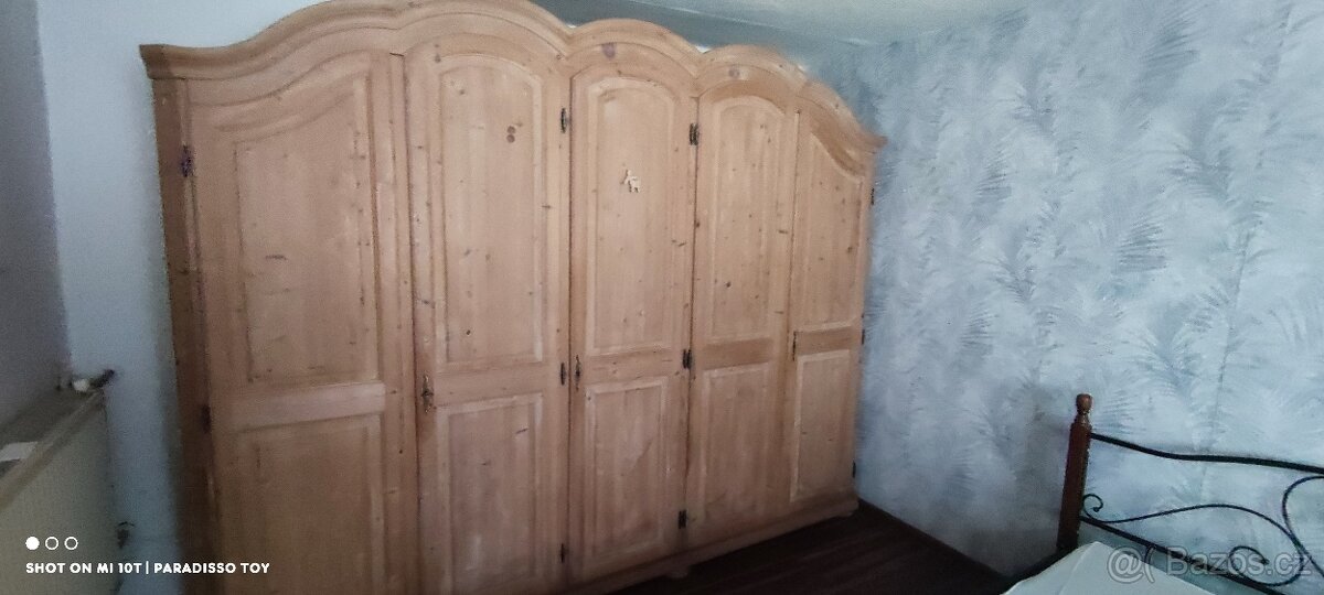Skříň 5 dveřová masiv - 6